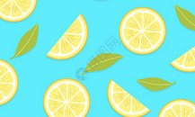 夏日柠檬图片