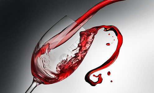 香醇红葡萄酒酿制图片创意红酒酒水设计图片