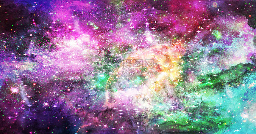 星空背景插画图片下载 正版图片 摄图网 星空背景插画图片下载 正版图片 摄图网