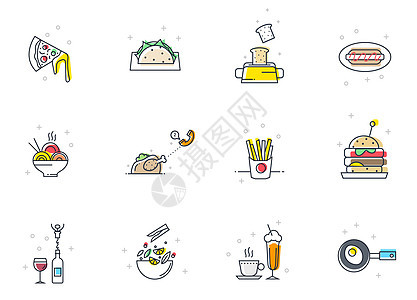 美食食物外卖图标icon图片