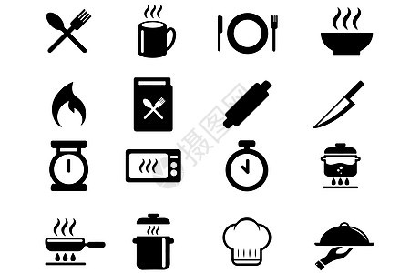 餐厅厨房图标图片