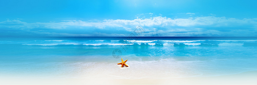 海滩休闲背景图片
