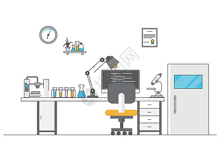 实验室场景科技荣誉高清图片