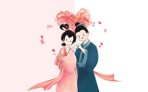 七夕情人节古代结婚高清图片