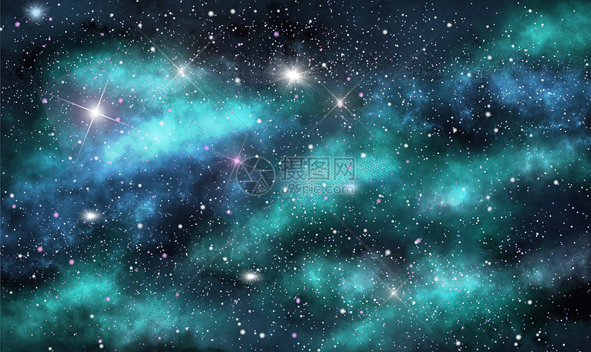 星空银河背景插画图片下载 正版图片 摄图网 星空银河背景插画图片下载 正版图片 摄图网