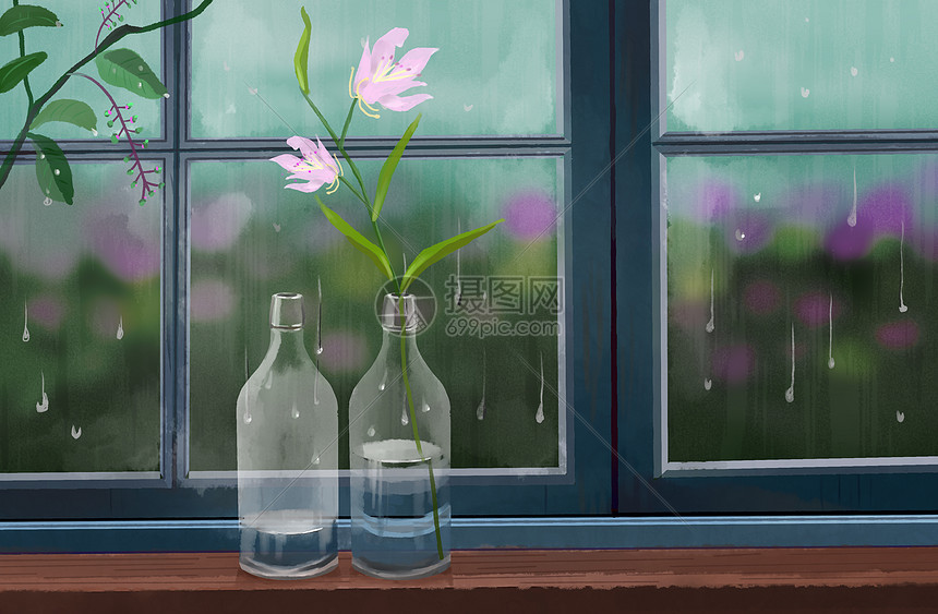 梅雨季插画图片下载 正版图片 摄图网 梅雨季插画图片下载 正版图片 摄图网