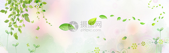 创意清新banner背景图片