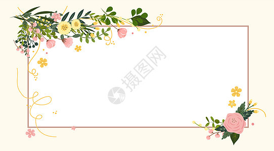 简单树叶花边边框图片 简单树叶花边边框素材 简单树叶花边边框模板下载 摄图网
