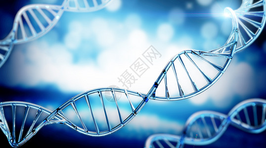 DNA基因螺旋结构背景图片
