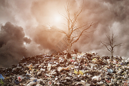 垃圾污染背景图片