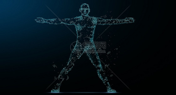 人体科技背景图片