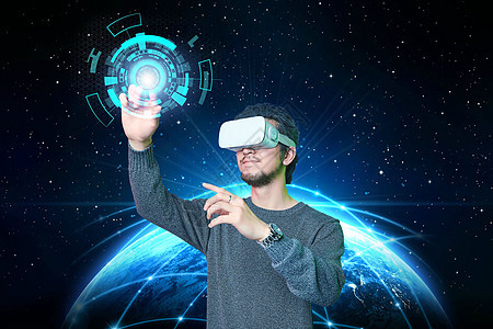 VR科技探索宇宙图片