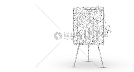 金融经济数据线分析图图片