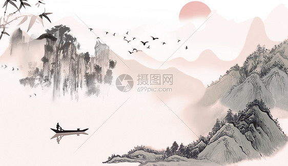 创意水墨中国风图片