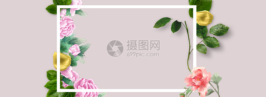 七夕花朵背景图片