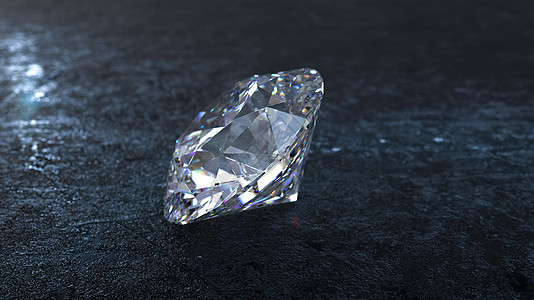 钻石模特晶莹的钻石设计图片