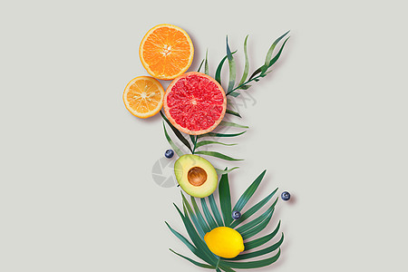 橙子PNG创意水果设计图片