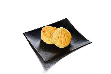 中秋节椰蓉月饼图片