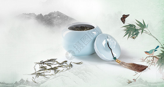 茶文化纯天然茶叶高清图片