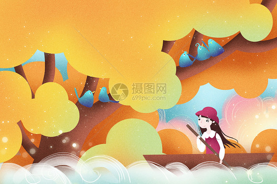 唯美秋天图片