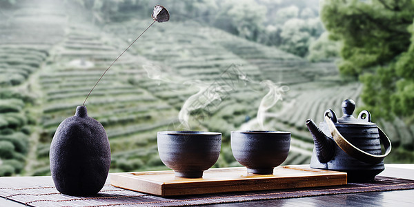 茶茶山茶文化高清图片