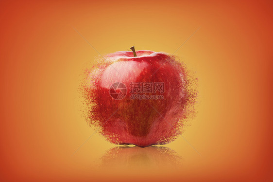 喷溅的苹果图片