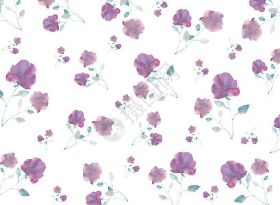 铺满屏幕紫色花卉背景背景图片
