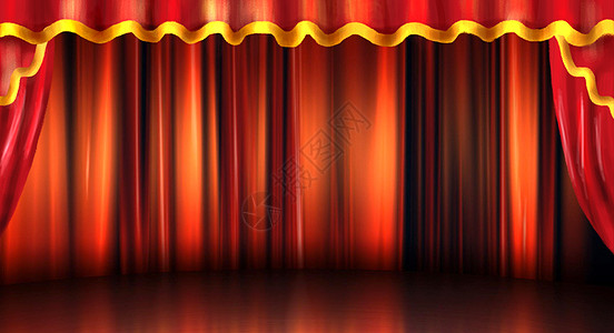 红色 光束红色舞台背景设计图片