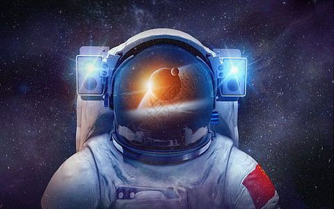太空宇航员背景图片