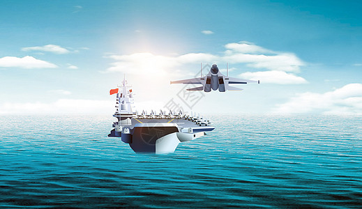 军事航母战斗机航母起飞设计图片