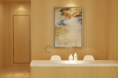 浴室墙面简约木色清新家居设计图片