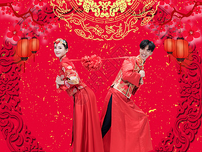中式婚礼图片素材