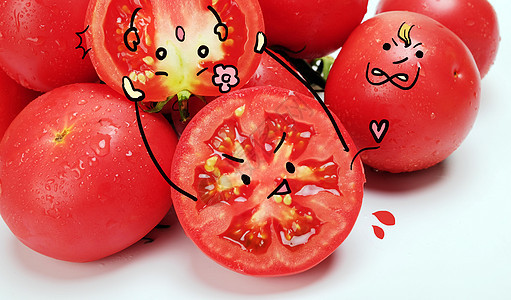 创意卡通西红柿图片