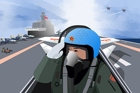 保卫祖国中国空军大航海高清图片