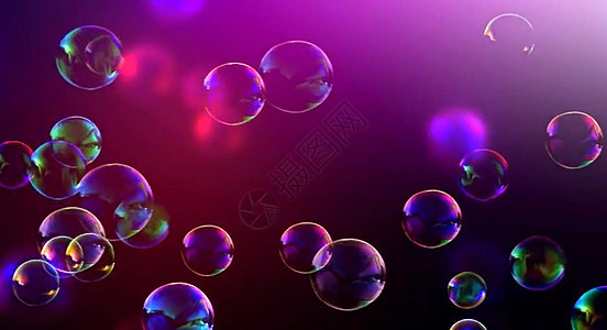 彩色泡泡背景图片