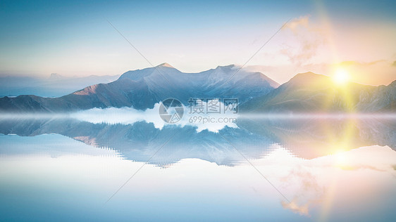 创意山峰场景图片