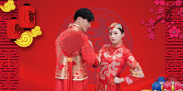 中式婚礼场景图片