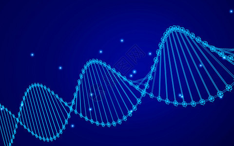 DNA双螺旋结构背景图片