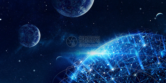 宇宙科技星空图片