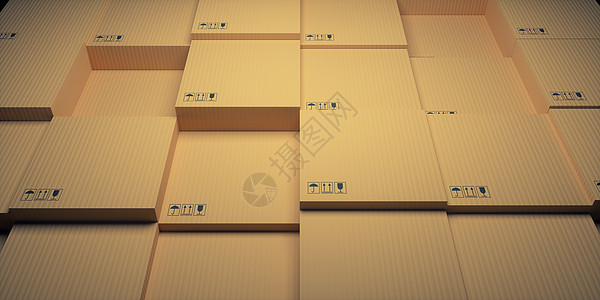 运输木材纸箱结构场景设计图片