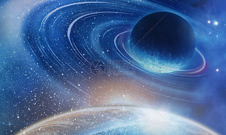 梦幻星空背景图片素材 正版创意图片 摄图网