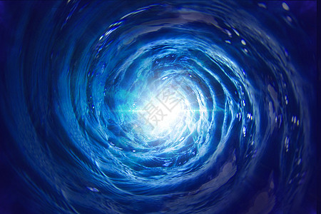 海底隧道明亮漩涡高清图片