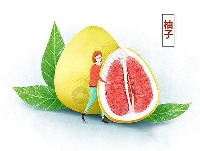 柚子背景图片
