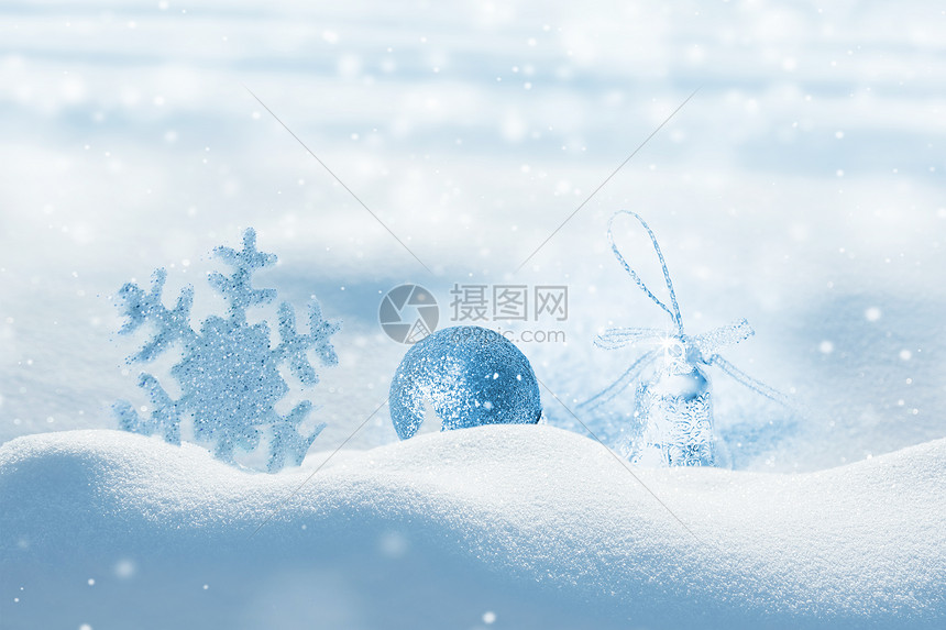 雪花背景图片