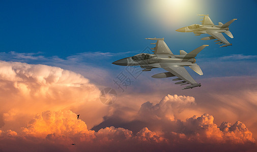战场海报军事战机背景设计图片
