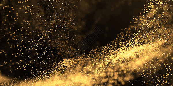 黑金粒子背景图片