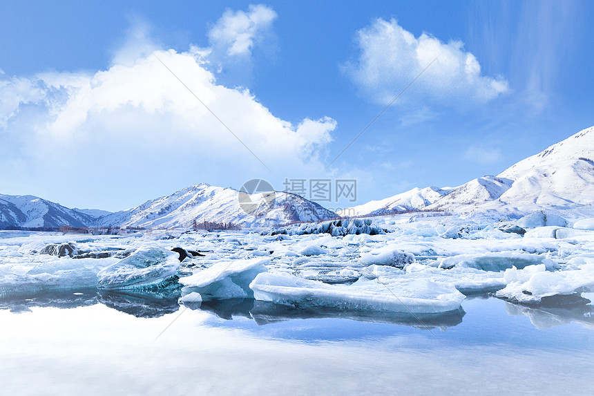 冬季雪景图片