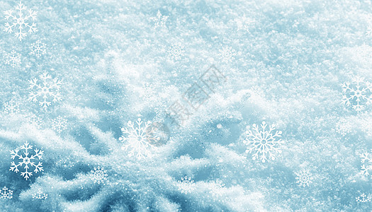 雪花背景背景图片