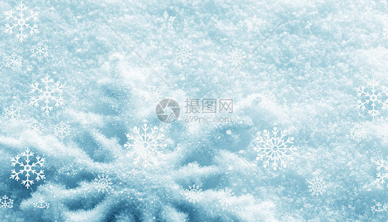 雪花背景图片