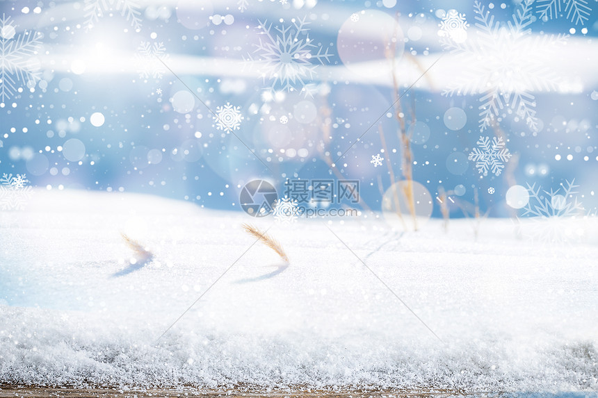 冬天雪景图片